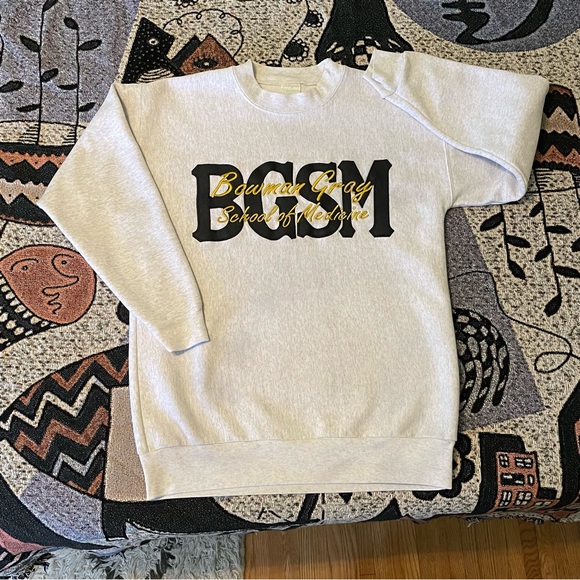 Wake Forest Bowman Gray School of Medicine Sweatshirt Reverse Weave 90s Crewneck - Picture 5 of 5
